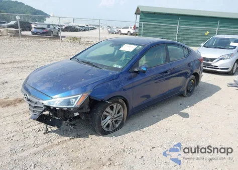 2020 Hyundai Elantra Sel z USA, uszkodzony, nr VIN 5NPD84LFXLH615406